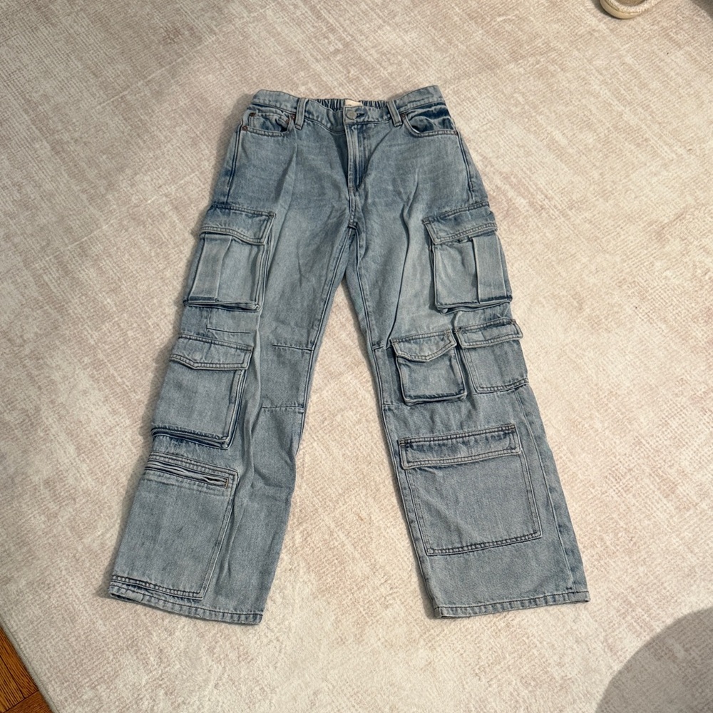 Alice + Olivia Denim Women Cargo Pants size 27